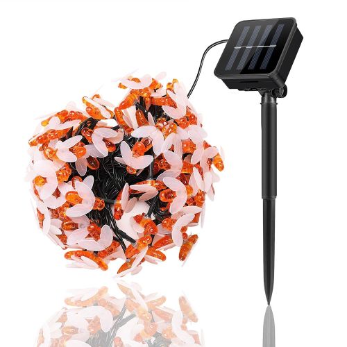 Solar String Bee Lights 30 Honeybees LED Fairy Solar Lights 8 Lighting Modes IP65 Waterproof Decorative Lamps Solar String Bee Lights 30 Honeybees LED Fairy Solar Lights 8 Lighting Modes IP65 Waterproof Decorative Lamps