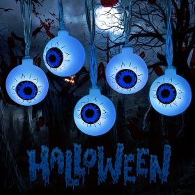 1pc, LED Halloween Eyeball String Lights, Battery Operated Halloween Decoration Lights Halloween Lights Indoor/Outdoor (quantity: 5FEET 10LED)