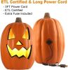 Lantern Halloween Pumpkin Lights- Waterproof Pre-lit Pumpkin Lighted JackoLantern for Halloween Porch, Party, Front Door