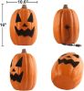 Lantern Halloween Pumpkin Lights- Waterproof Pre-lit Pumpkin Lighted JackoLantern for Halloween Porch, Party, Front Door