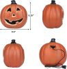 Lantern Halloween Pumpkin Lights- Waterproof Pre-lit Pumpkin Lighted JackoLantern for Halloween Porch, Party, Front Door
