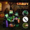 Halloween Outdoor Decorations, Blow Up Yard Decorations, Built-in LED Lights DÃ©cor for Indoor Home Party Garden Lawn Store, 5.9FT Pumpkin Ghost