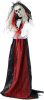 Haunted Hill Farm Zombie Bride with Pop-Up Head and Light-Up Eyes