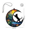 1pc color commemorative cat and dog UV printed acrylic hanging decoration for home window decoration pendant